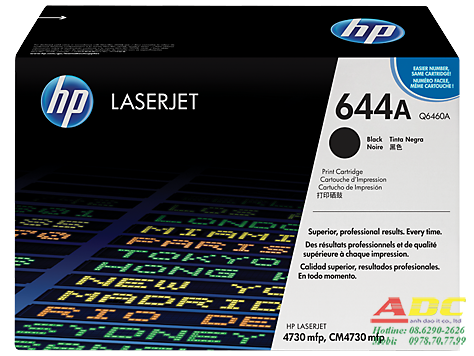 Mực in HP 644A Black LaserJet Toner Cartridge (Q6460A)